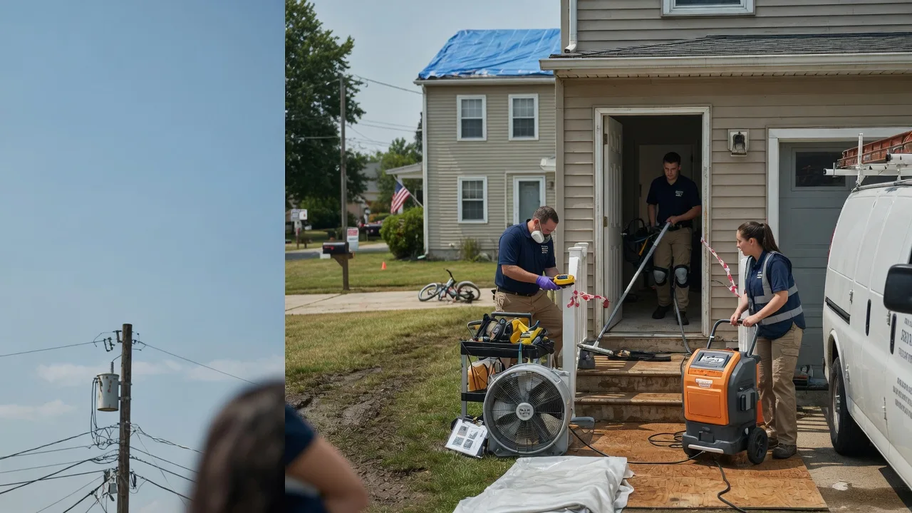 Water Damage Repair in Orestes, IN near me